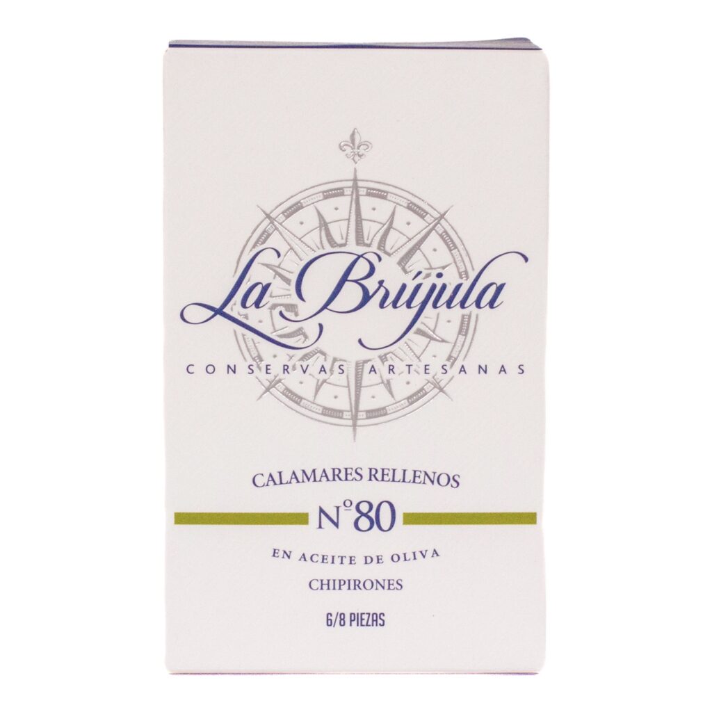 Ecomm Enomagg 0027  La Brigida Conse Calamares Rellenos En Aceite De Oliva Chipirones 68 Piezas