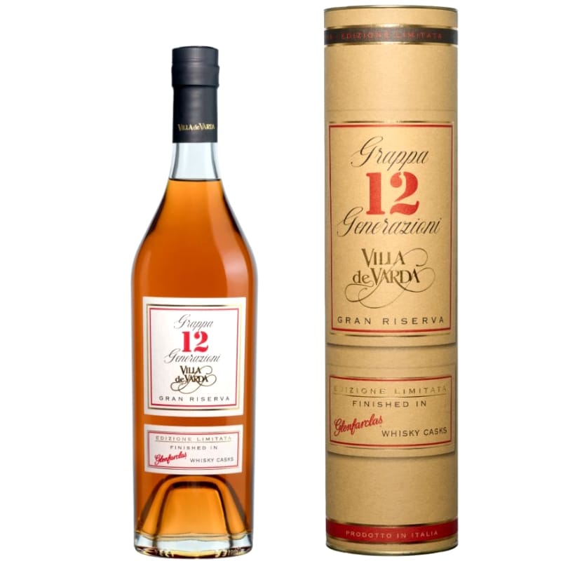 villa de varda Grappa 12 Generazioni Gran Riserva