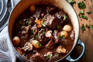 Manzo alla Bourguignon
