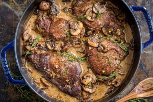 Filetto ai funghi carni rosse